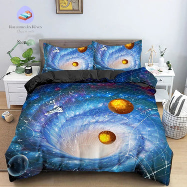 Housse de Couette Espace Trou Noir